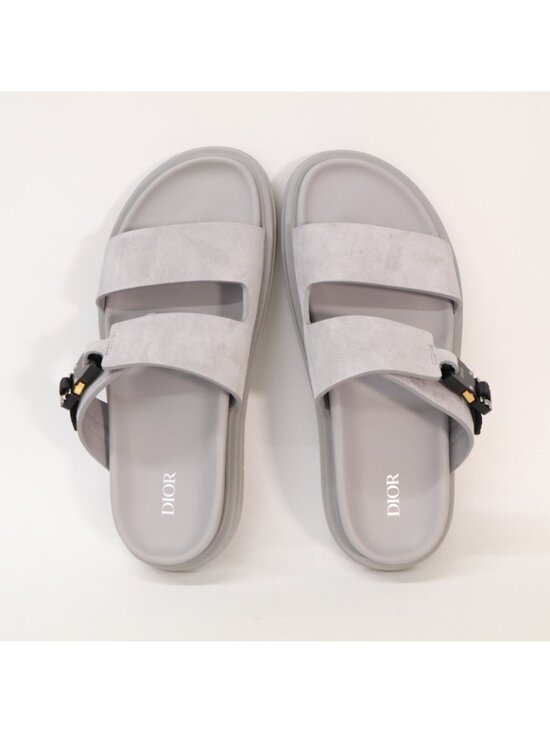 Dior Aqua Slide Sandals with Buckle main image 5